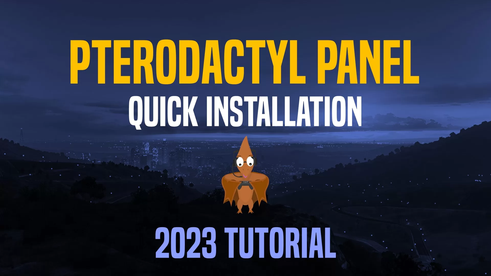 TUTORIAL : HOW TO INSTALL PTERODACTYL PANEL AND WINGS ON LINUX OS LESS THAN  10 MINUTES 